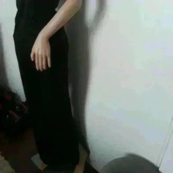 NWNT garage sexy party/cocktail office wedding jumpsuit with side slit size 9/10 - Picture 4 of 8